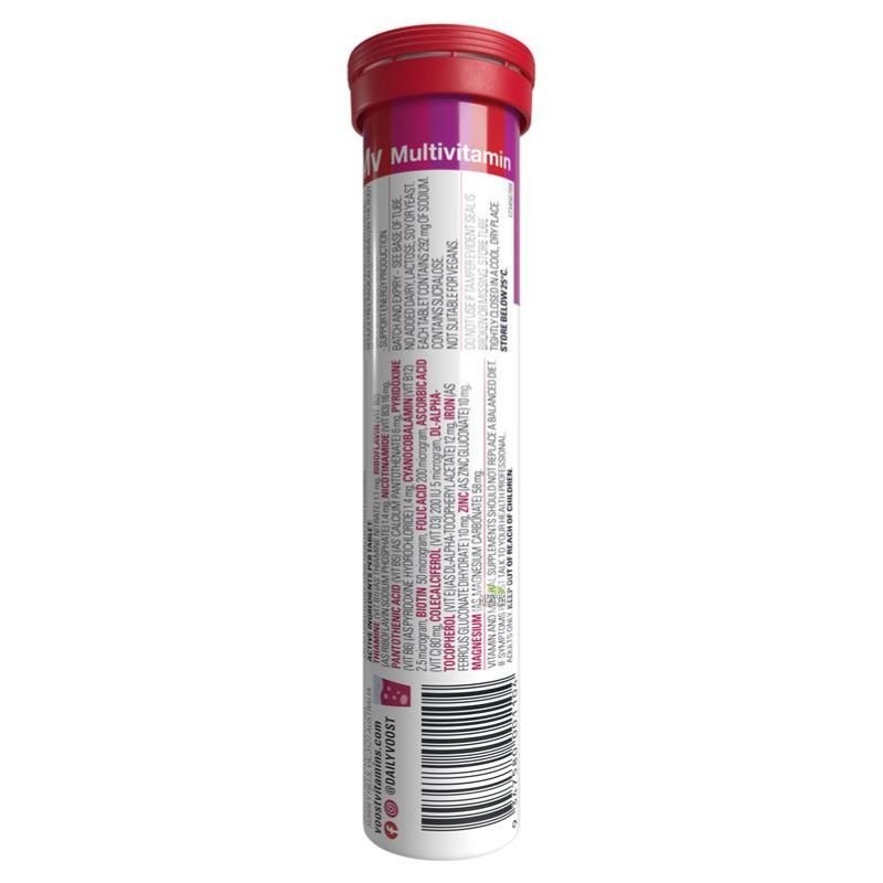 [Expiry: 11/2025] Voost Multivitamin Effervescent Berry 60 Tablets