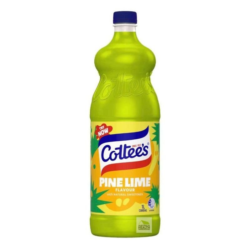 [Expiry: 13/10/2026] Cottee's Cordial Pine Lime 1 Litre