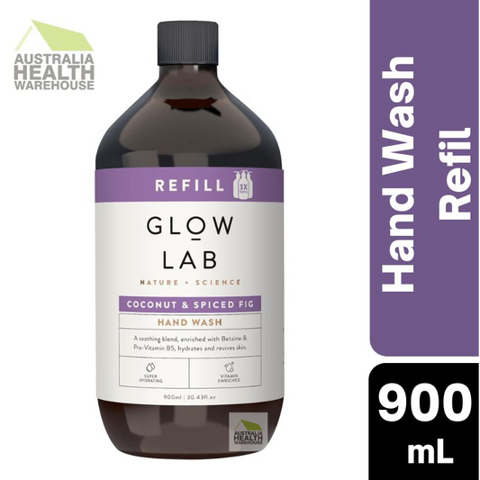 [Expiry: 01/2026] Glow Lab Coconut & Spiced Fig Refill Hand Wash 900mL