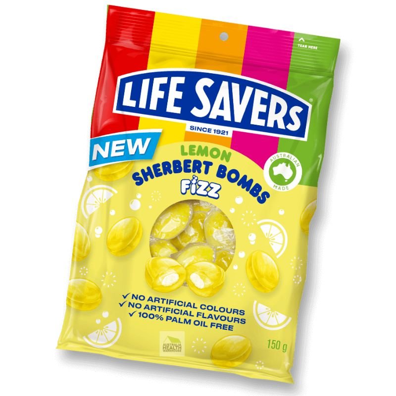 Life Savers Lemon Sherbert Bombs 150g