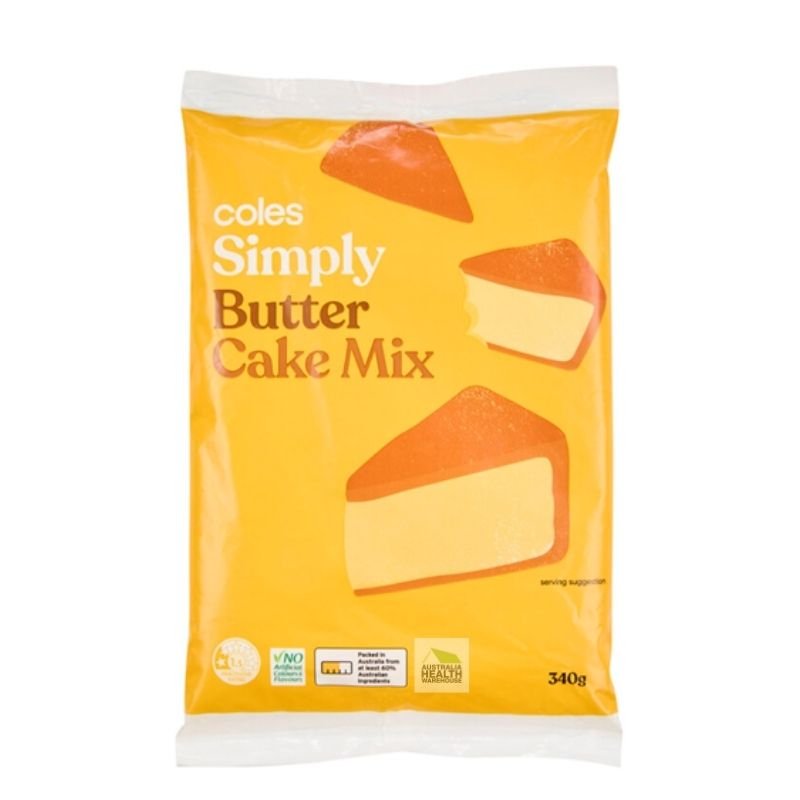 [Expiry Date: 22/10/2026]  Coles Simply Butter Cake Mix 340g