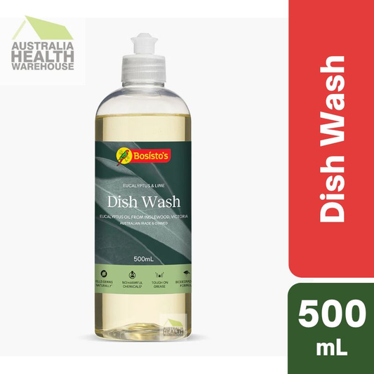 Bosisto's Eucalyptus & Lime Dish Wash 500mL
