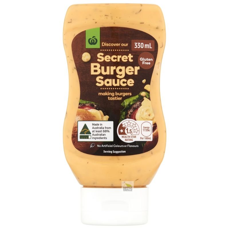 [Expiry: 15/01/2027]  Woolworths Secret Burger Sauce 330mL