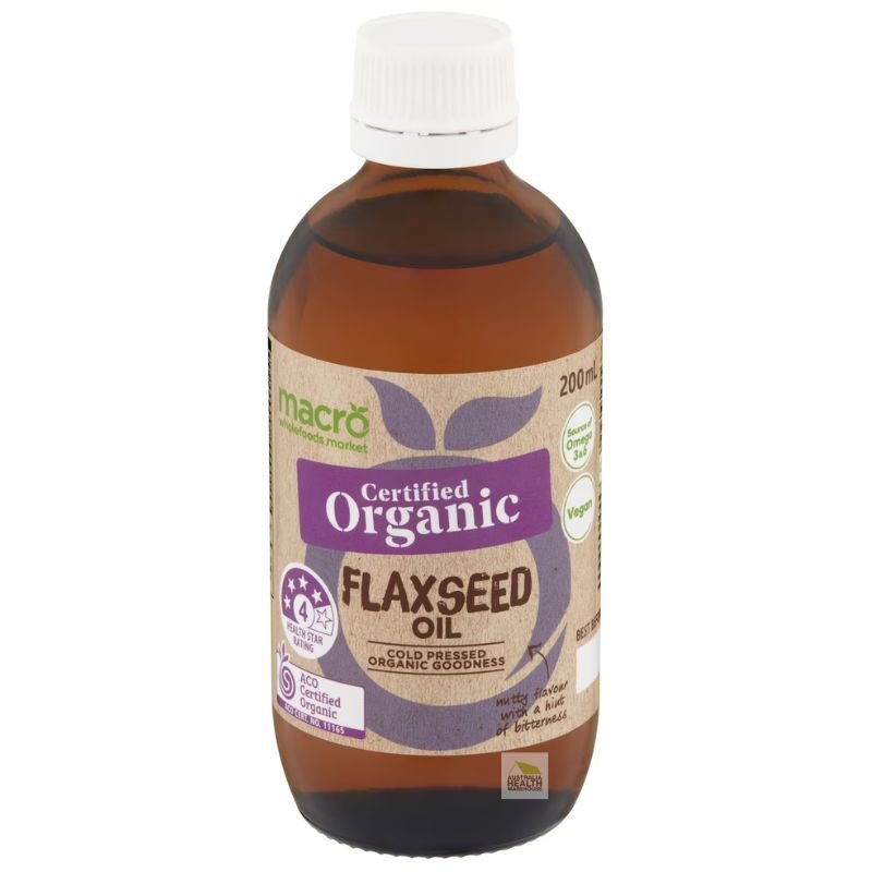 [Expiry: 17/09/2026] Woolworths Macro Organic Flaxseed Oil 200mL