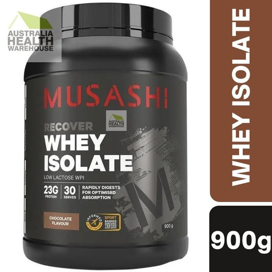 [Expiry: 03/2027] Musashi Whey Isolate Chocolate 900g