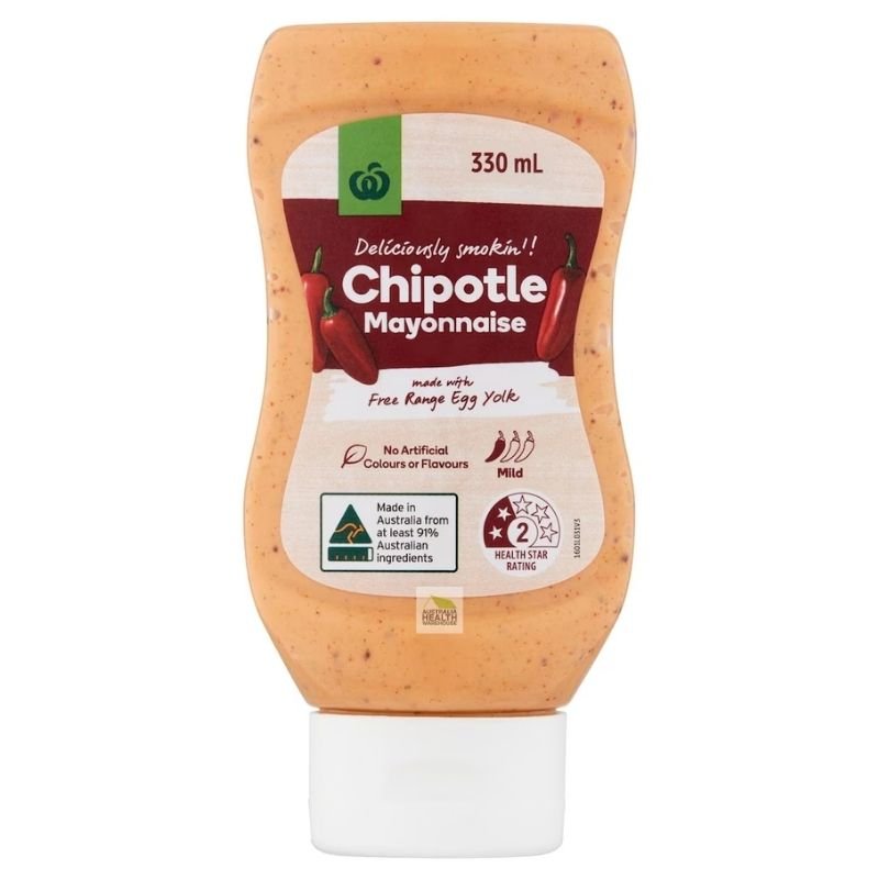[Expiry Date: 06/01/2027] Woolworths Chipotle Mayonnaise 330mL