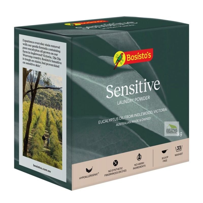 Bosisto's Sensitive Laundry Powder 1kg