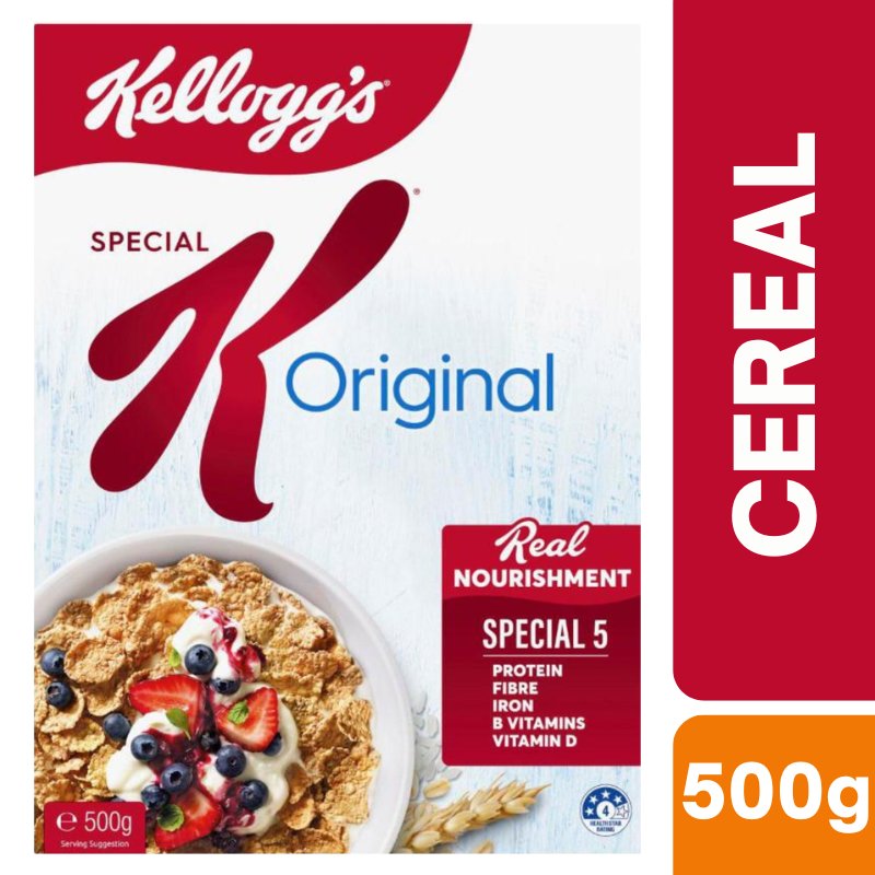 [Expiry Date: 14/04/2027] Kellogg's Special K Original Cereal 500g