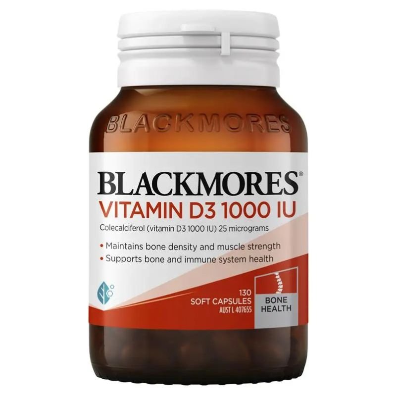 [Expiry: 30/07/2028] Blackmores Vitamin D3 1000IU 130 Capsules