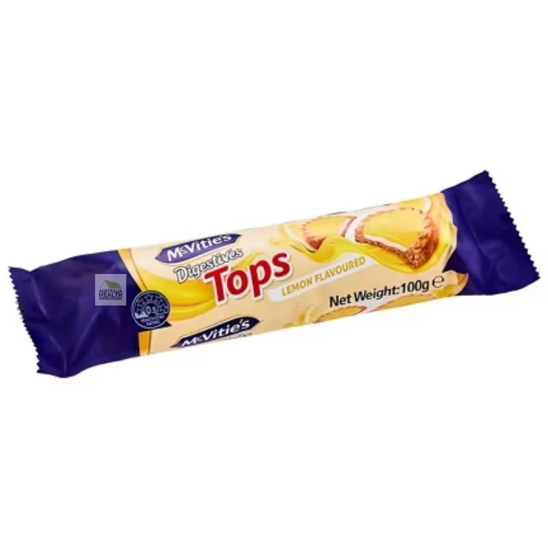 [Expiry: 26/03/2026] Mcvitie's Digestives LemTops Lemon Flavoured 100g