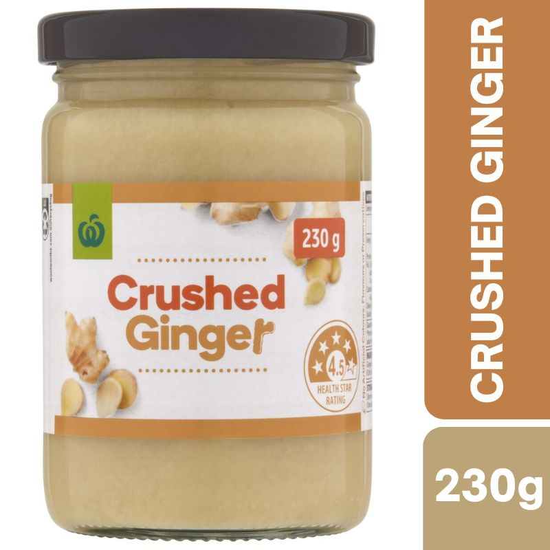 [Expiry Date: 16/04/2027] Woolworths Crushed Ginger 230g |Oz Mart