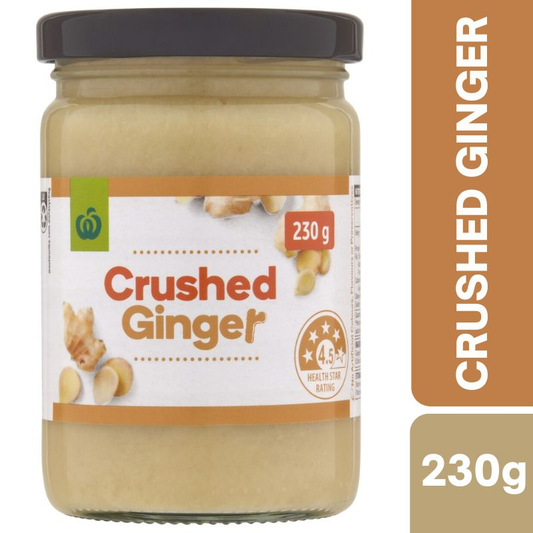 [Expiry Date: 16/04/2027] Woolworths Crushed Ginger 230g |Oz Mart