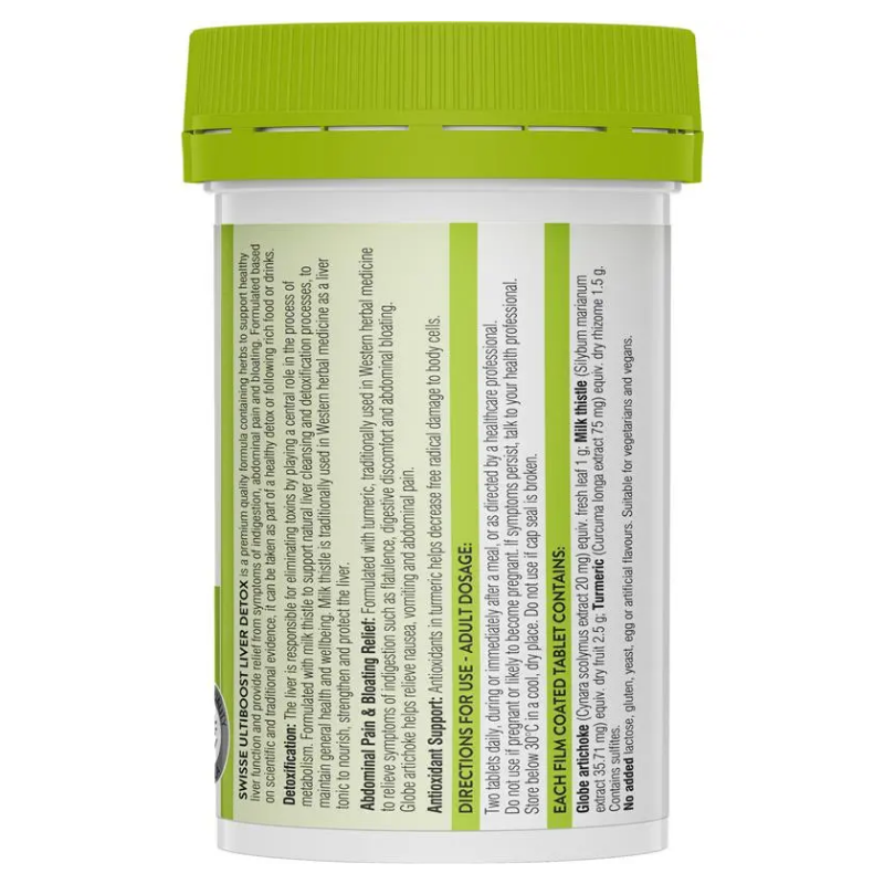 [Expiry Date: 01/2029] Swisse Ultiboost Liver Detox 60 Tablets