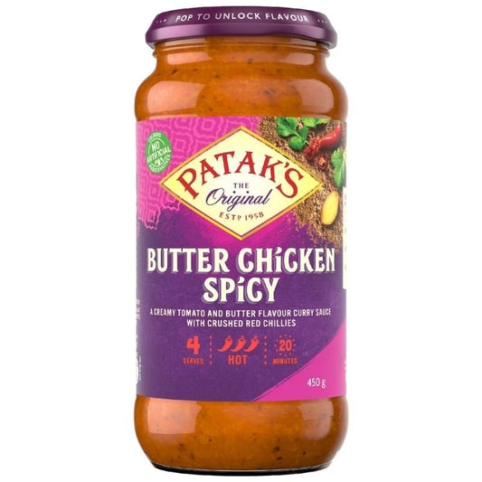 [Expiry: 04/2027] Patak's Butter Chicken Spicy 450g
