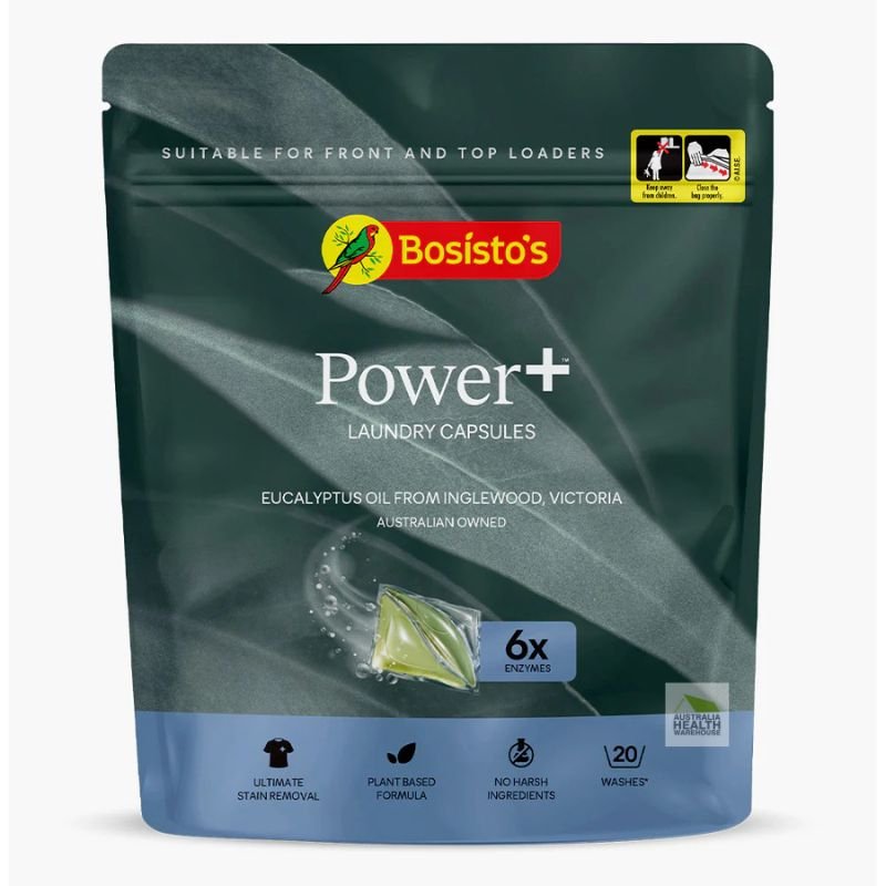 Bosisto's Power+ Laundry Capsules 20 Washes