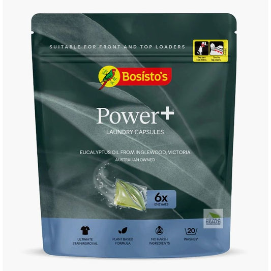 Bosisto's Power+ Laundry Capsules 20 Washes