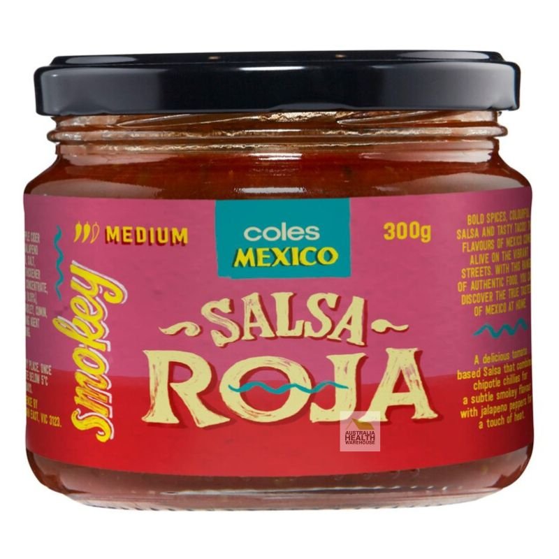 [CLEARANCE Expiry Date: 03/02/2026] Coles Mexico Smokey Salsa Roja 300g