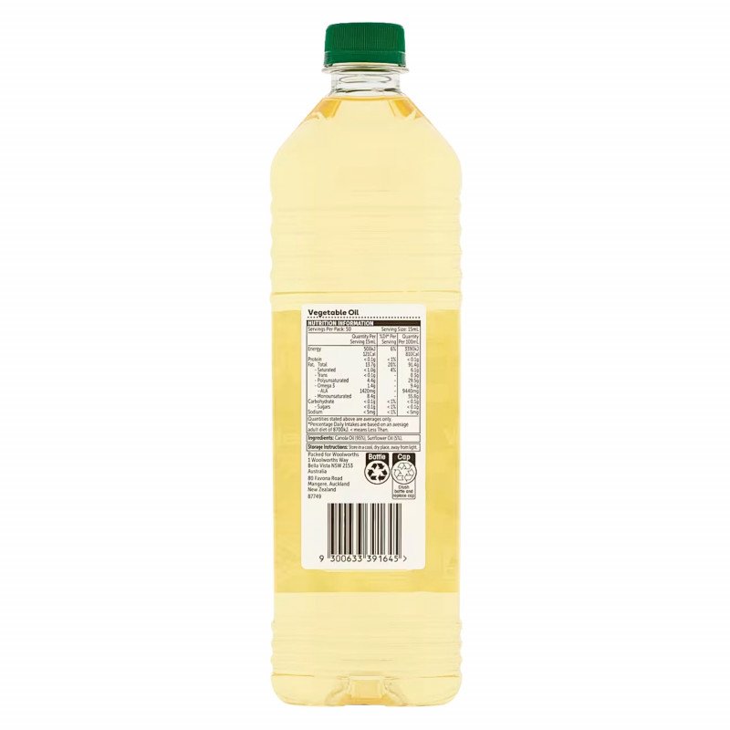 [Expiry: 08/2027] Woolworths Blended Vegetable Oil 750mL | Oz Mart