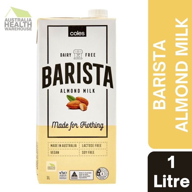 [CLEARANCE Expiry Date: 27/07/2026] Coles Dairy Free Barista Almond Milk 1 Litre