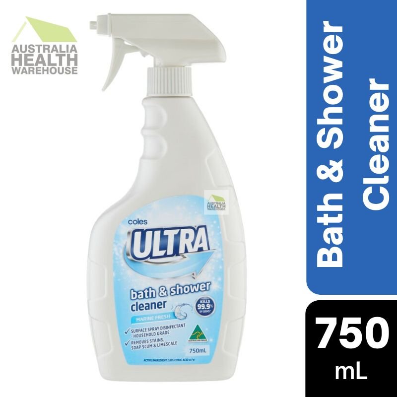 Coles Ultra Bath & Shower Cleaner Spray 750mL