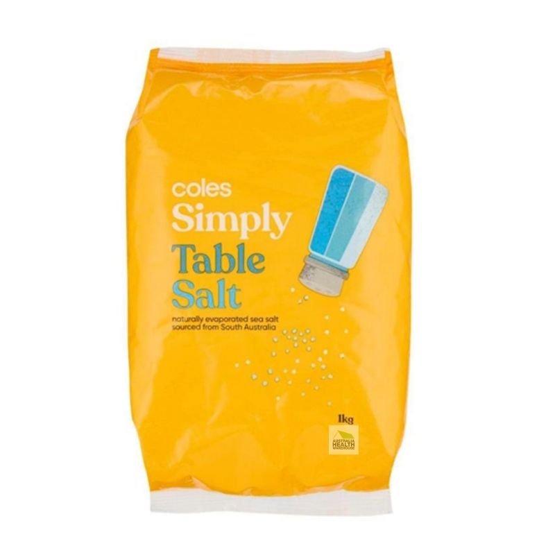 Coles Simply Table Salt 1kg