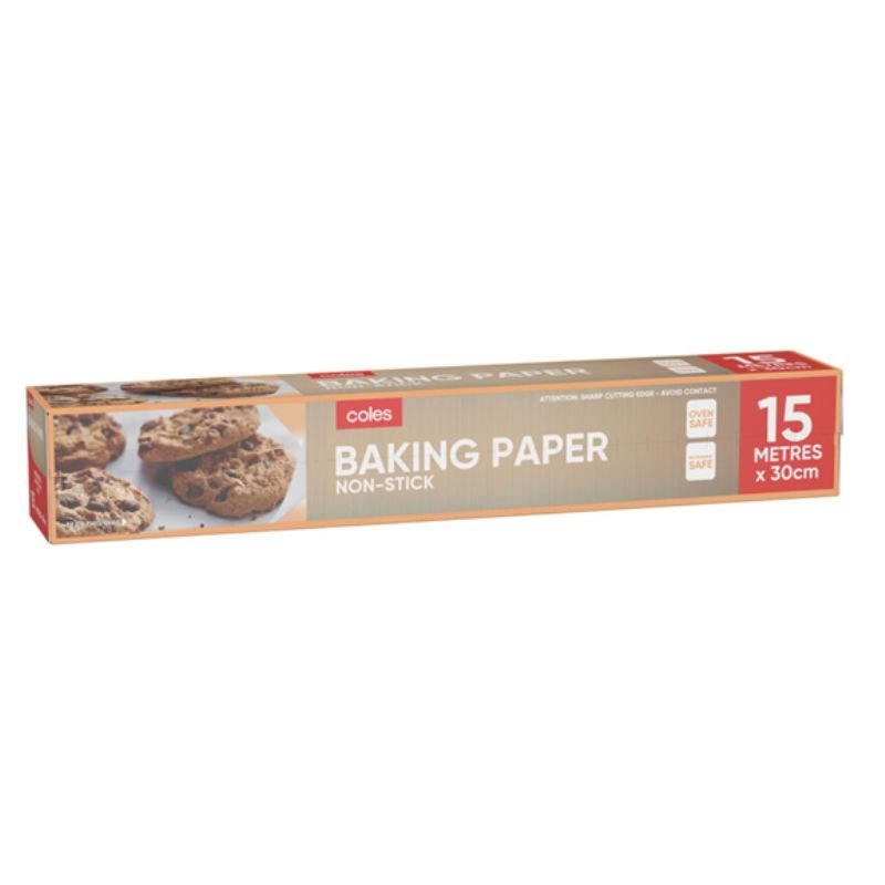 Coles Baking Paper Non-Stick 15 Metres