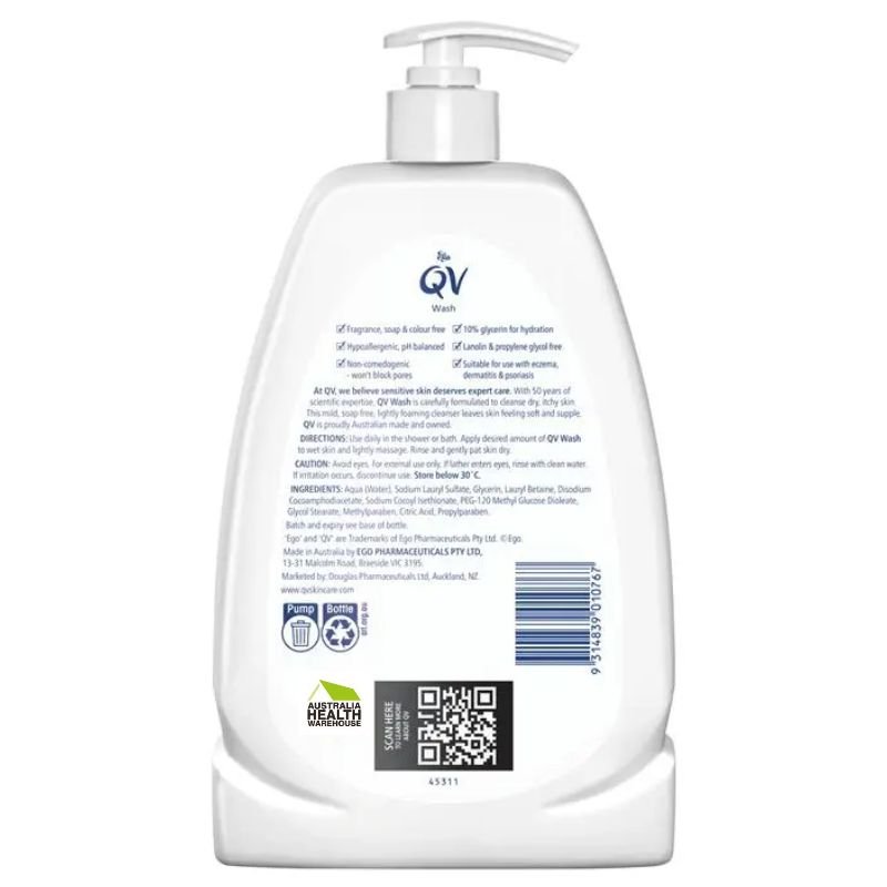 Ego QV Wash 1.25 Litre