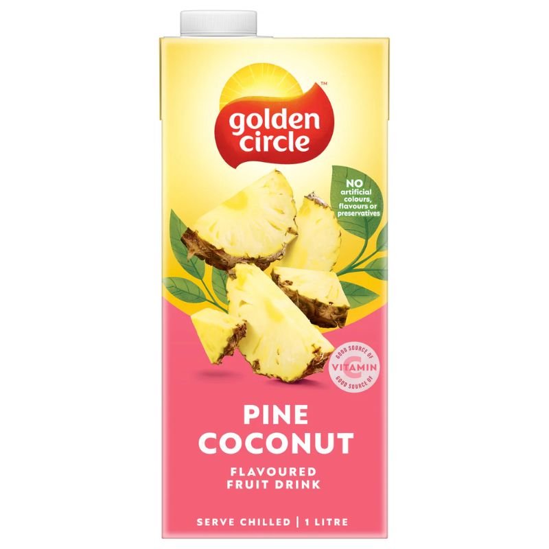 [Expiry Date: 13/10/2026] Golden Circle Pine Coconut Fruit Drink 1 Litre
