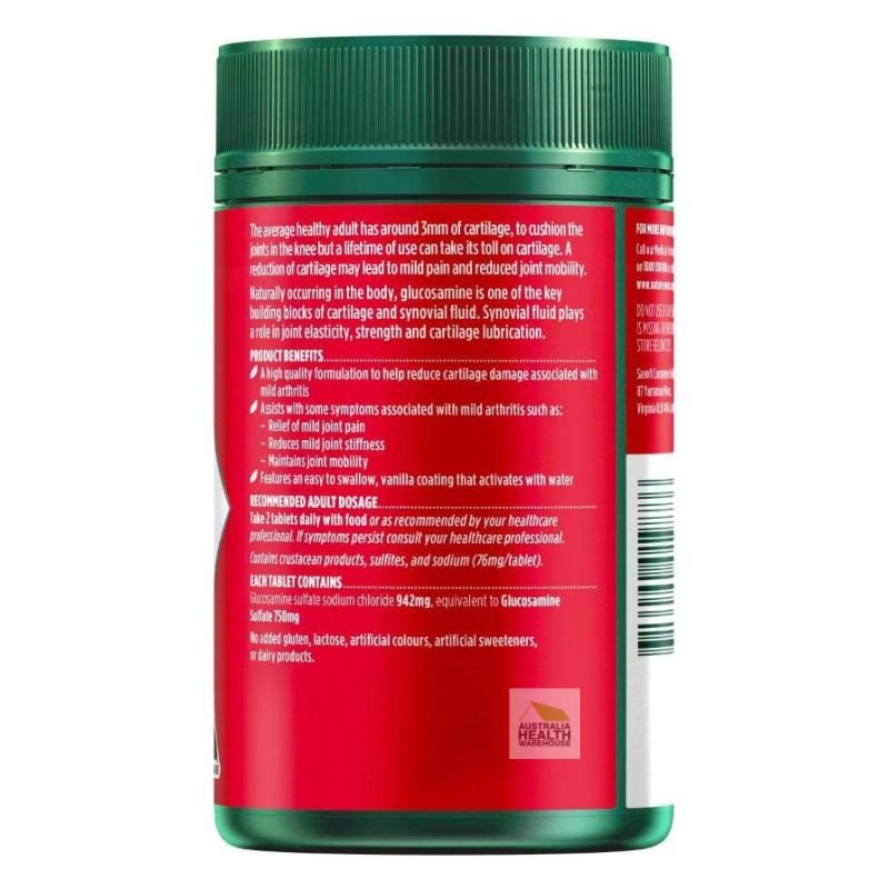 [Expiry: 02/2027] Nature's Own Glucosamine Sulfate 240 Tablets