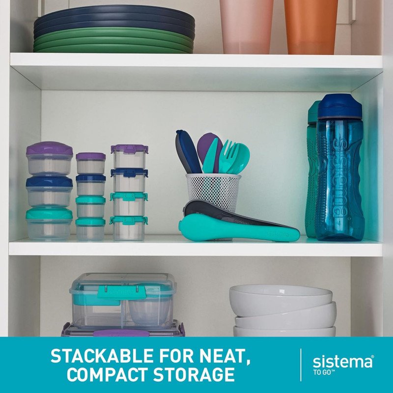 Sistema To Go Dressing Food Container 35mL x 4 pack