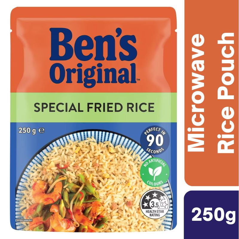 [Expiry Date: 25/01/2027] Ben's Original Special Fried Rice Microwave Rice Pouch 250G|Oz Mart