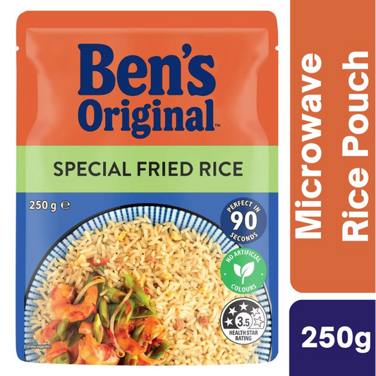 [Expiry Date: 25/01/2027] Ben's Original Special Fried Rice Microwave Rice Pouch 250G|Oz Mart