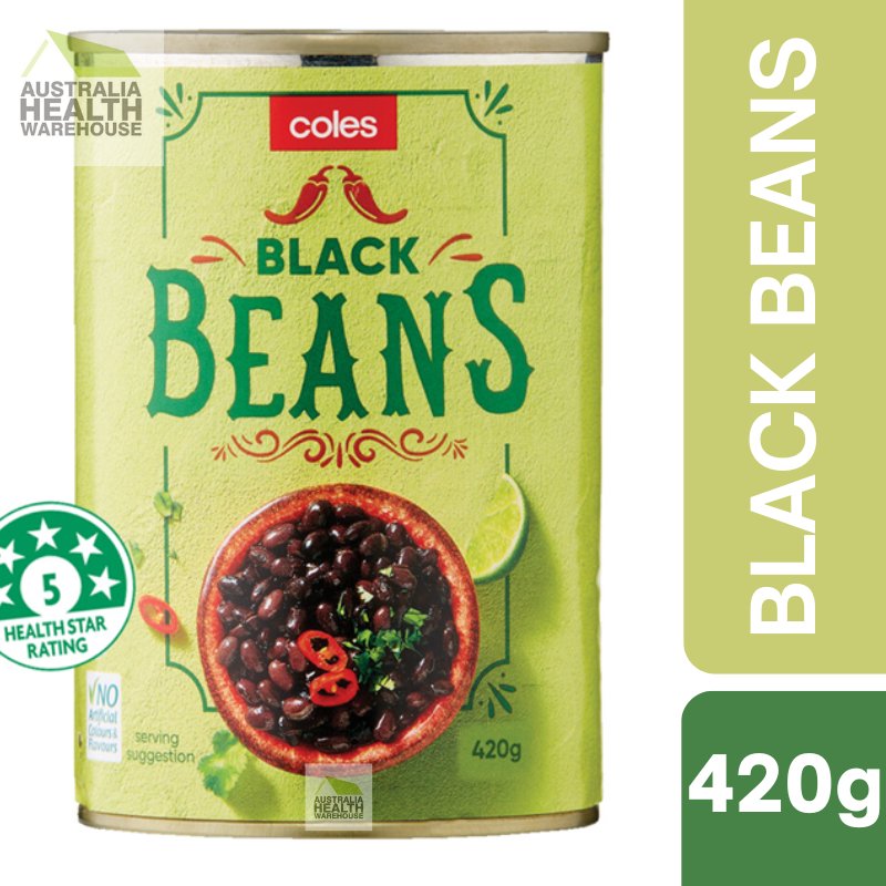 Coles Black Beans 420g
