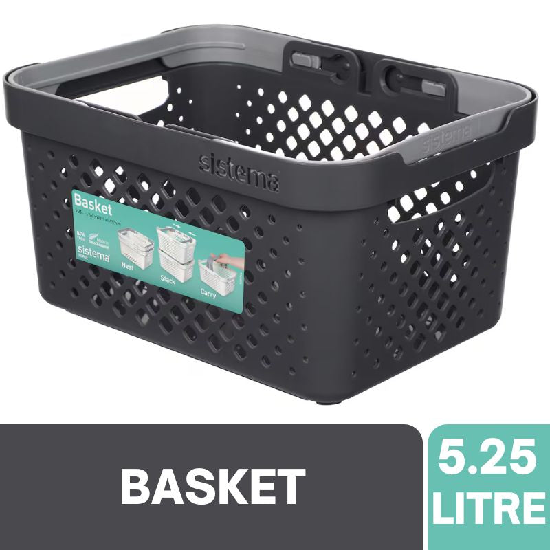 Sistema Basket Storage Container 5.25 Litre