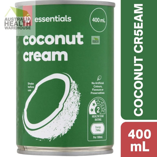 [Expiry: 30/04/2027] Woolworths Essentials Coconut Cream 400mL