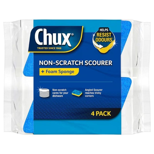 Chux Non Scratch Scourer Scrubs 4 Pack