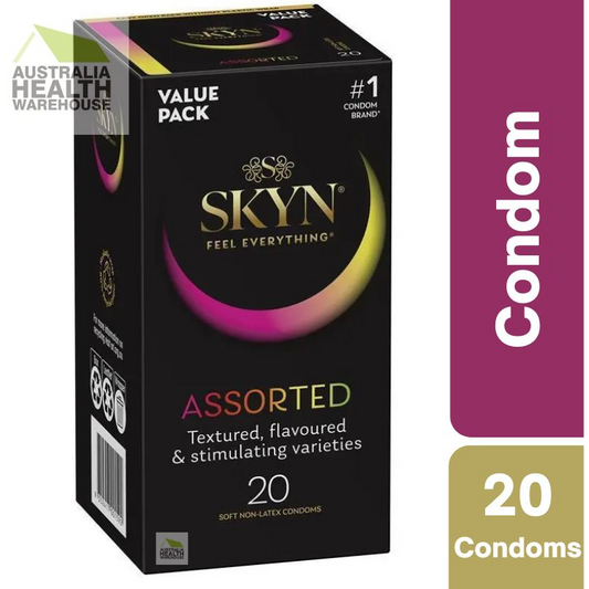 [Expiry: 12/2027] SKYN Assorted Condoms 20 Pack