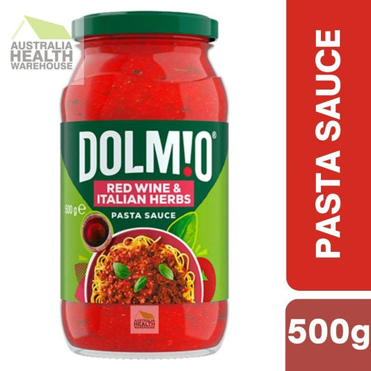 [Expiry Date: 23/11/2026] Dolmio Red Wine & Italian Herbs Pasta Sauce 500g