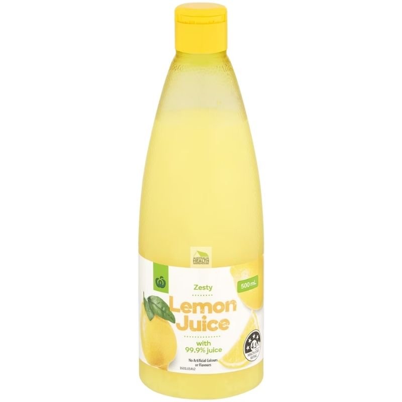 [Expiry Date: 20/01/2027] Woolworths Lemon Juice 500mL