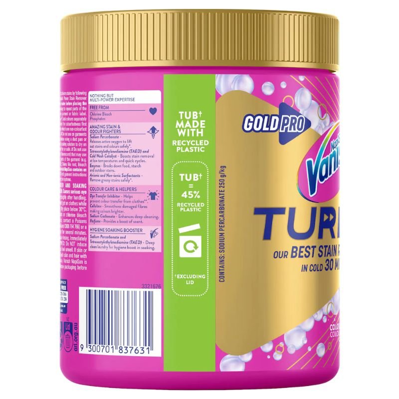 [Expiry: 09/2027] Vanish Gold Pro Turbo Stain Remover Powder 1kg