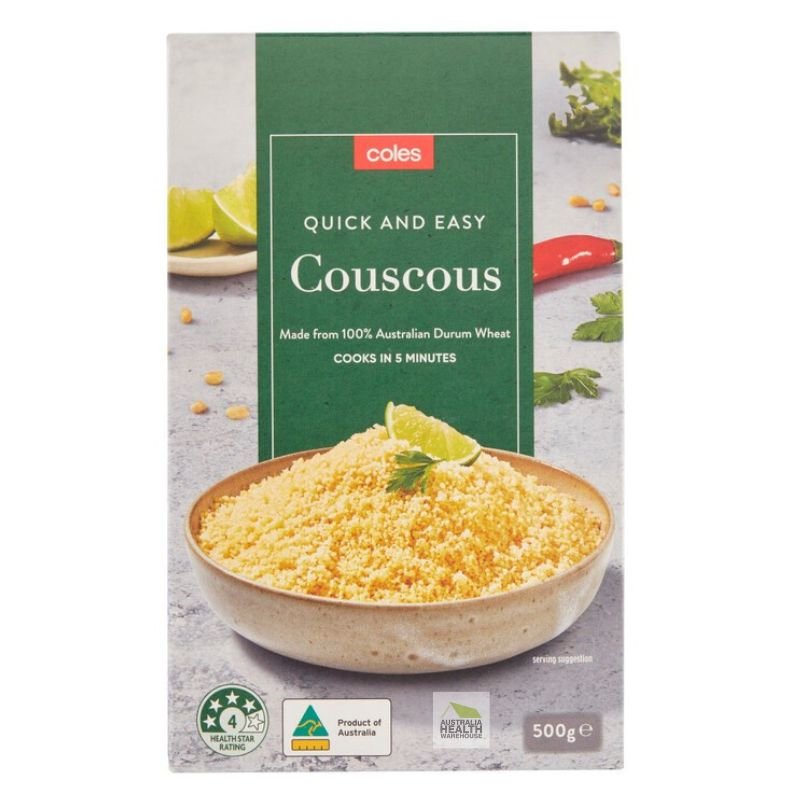 [Expiry: 26/07/2027] Coles Quick and Easy Couscous 500g