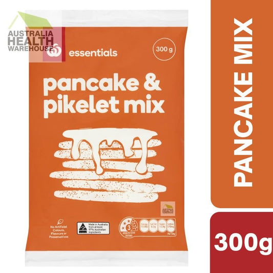 [Expiry: 22/09/2026] Woolworths Essentials Pancake & Pikelet Mix 300g