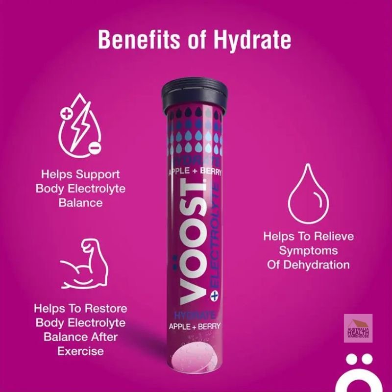 [Expiry: 01/2028] Voost Hydrate Variety Pack + Electrolyte 120 Effervescent Tablets