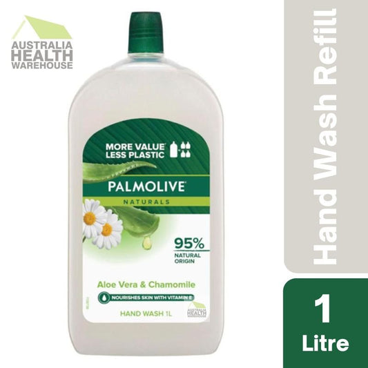 Palmolive Naturals Liquid Hand Wash Aloe Vera & Chamomile Refill 1 Litre