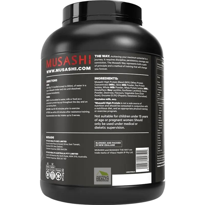 [Expiry: 05/2027] Musashi High Protein Chocolate 2kg