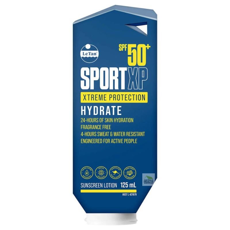 [Expiry: 05/2027] Le Tan SPF50+ Sport XP Xtreme Protection Hydrate Sunscreen 125mL