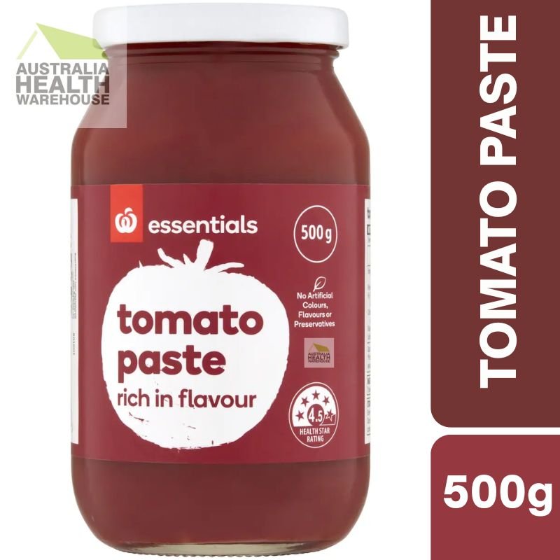 [Expiry: 15/01/2027] Woolworths Essentials Tomato Paste 500g