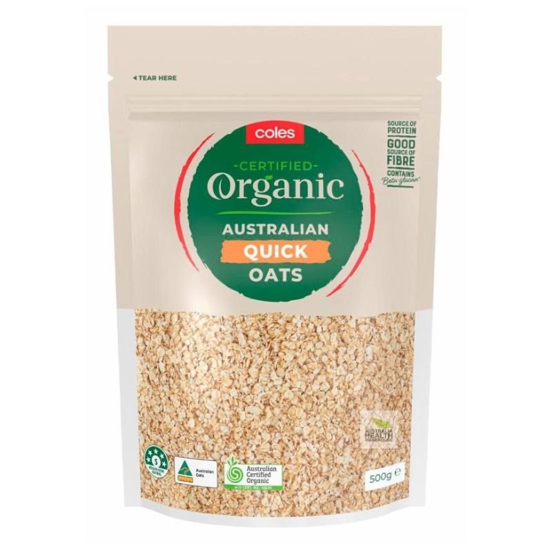 [Expiry: 11/09/2026] Coles Organic Quick Oats 500g