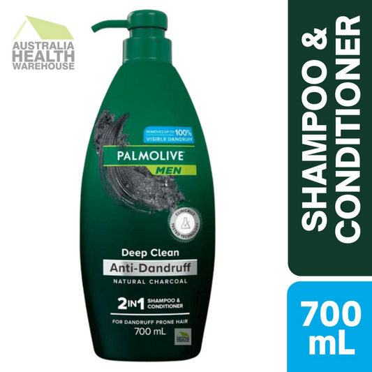 Palmolive Men Deep Clean Anti-Dandruff 2 In 1 Shampoo & Conditioner 700mL