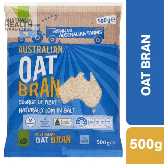 [Expiry: 22/01/2027] Woolworths Australian Oat Bran 500g